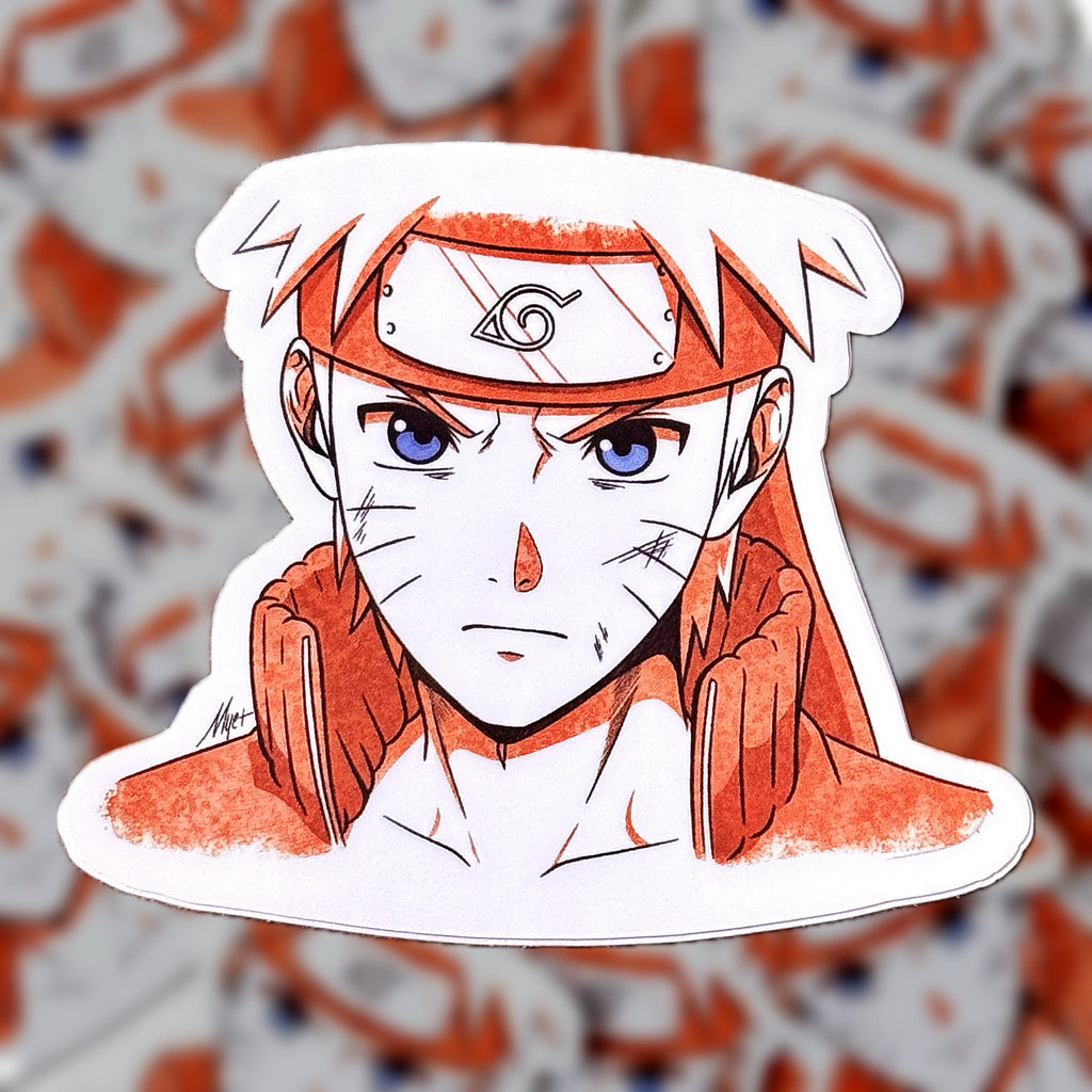Orange Naruto Sticker