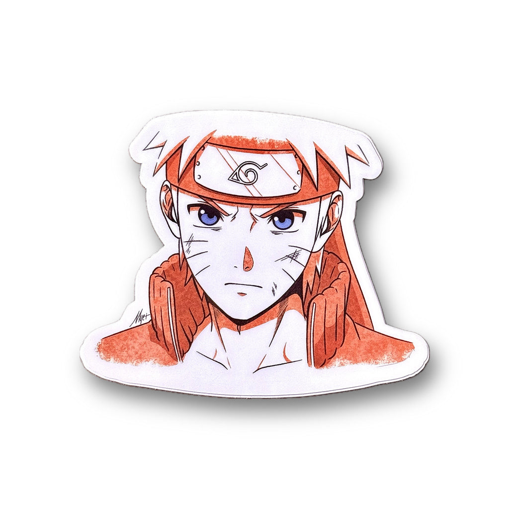 Orange Naruto Sticker