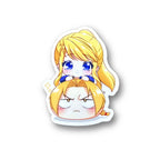 Chibi Edward & Winry Sticker - Mochi Series