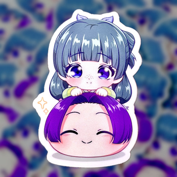 Chibi Maomao & Jinshi Sticker - Mochi Series
