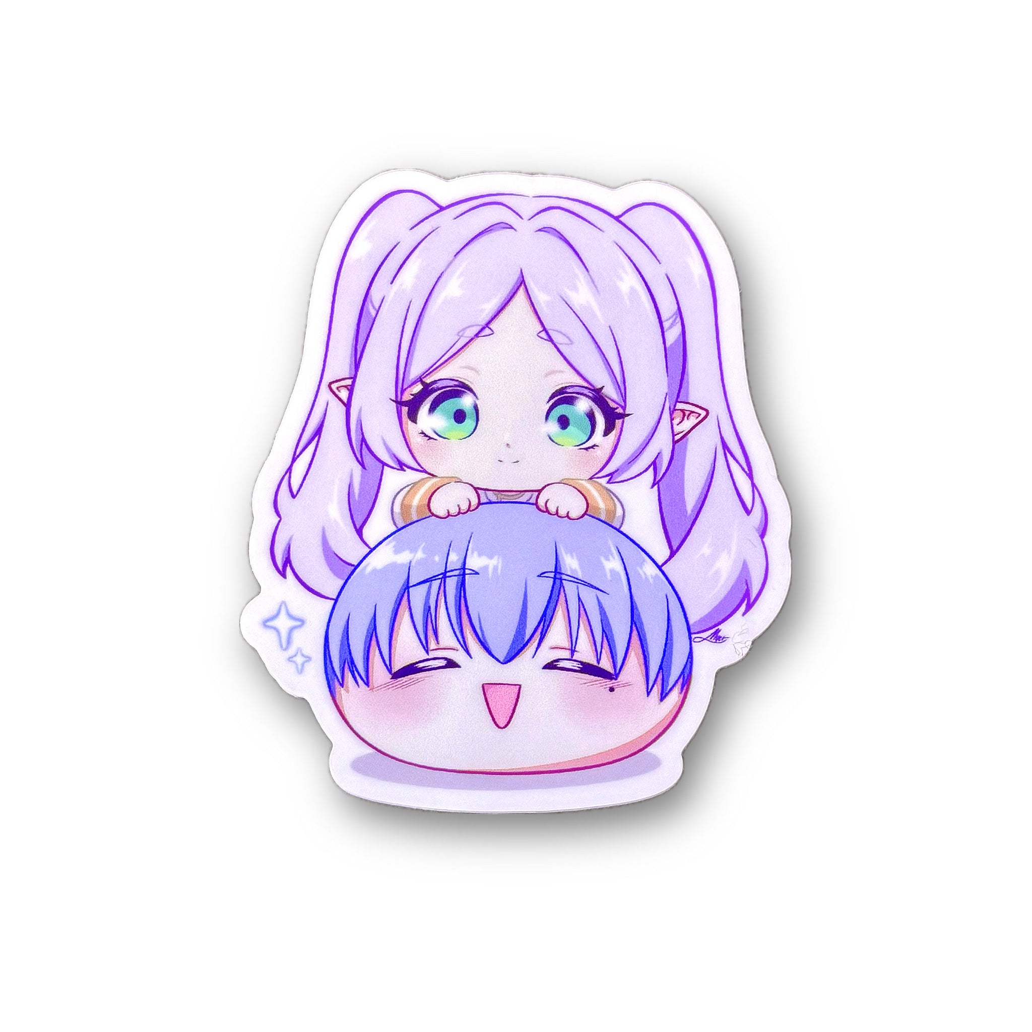Chibi Frieren & Himmel Sticker - Mochi Series