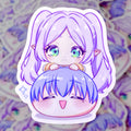 Chibi Frieren & Himmel Sticker - Mochi Series