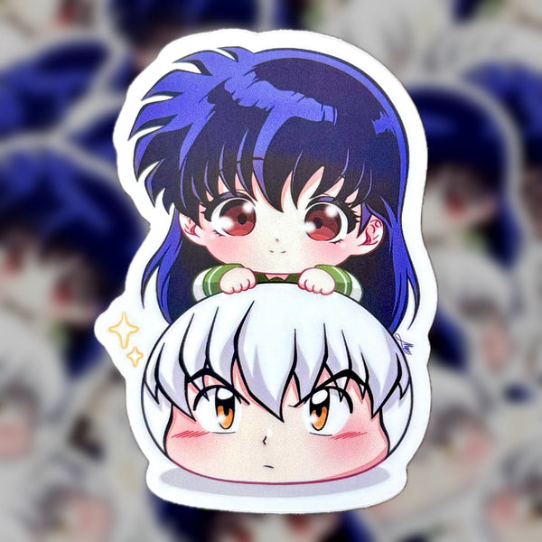 Chibi Inuyasha & Kagome Sticker - Mochi Series