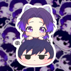 Chibi Shinobu & Giyuu Sticker - Mochi Series