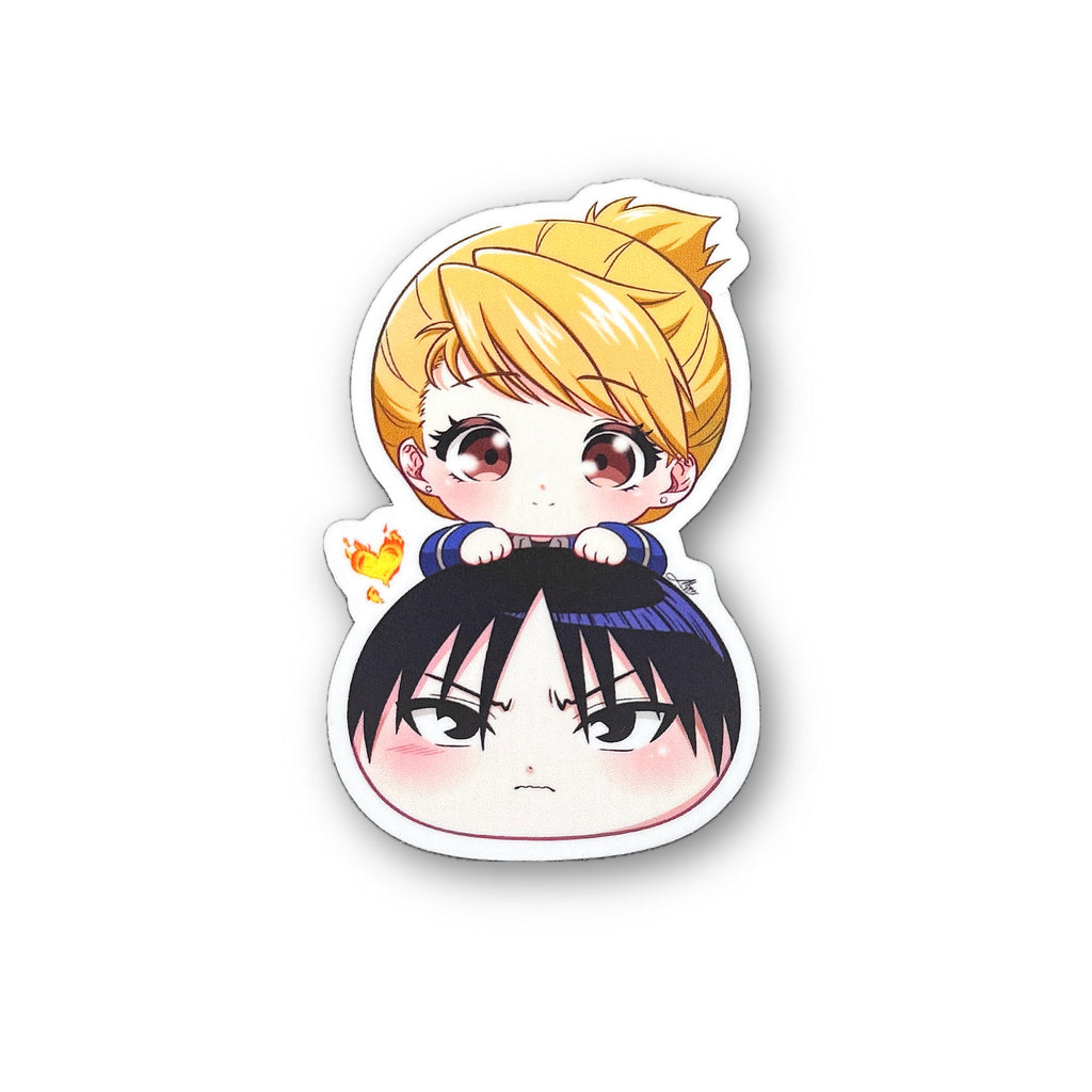 Chibi Riza & Roy sticker - Mochi Series