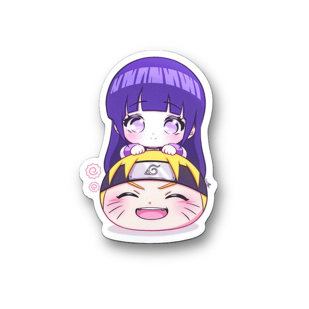 Chibi Hinata & Naruto sticker - Mochi Series