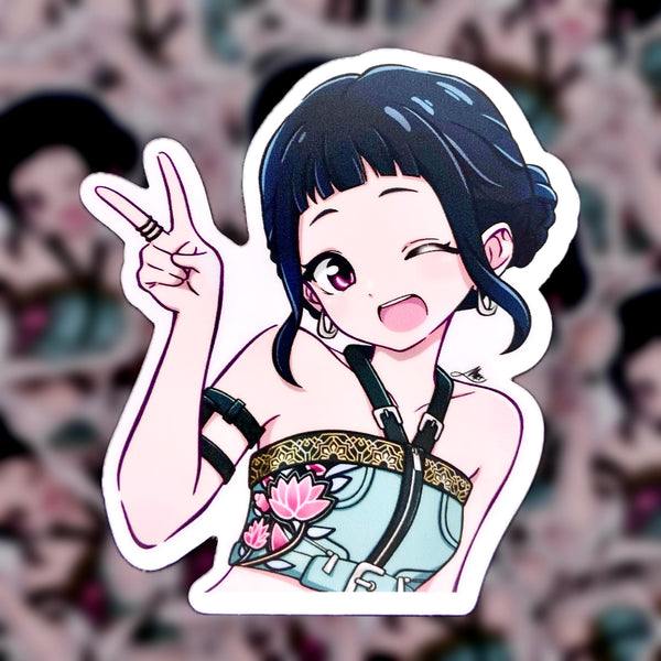Zoey K-POP Demon Hunters Sticker