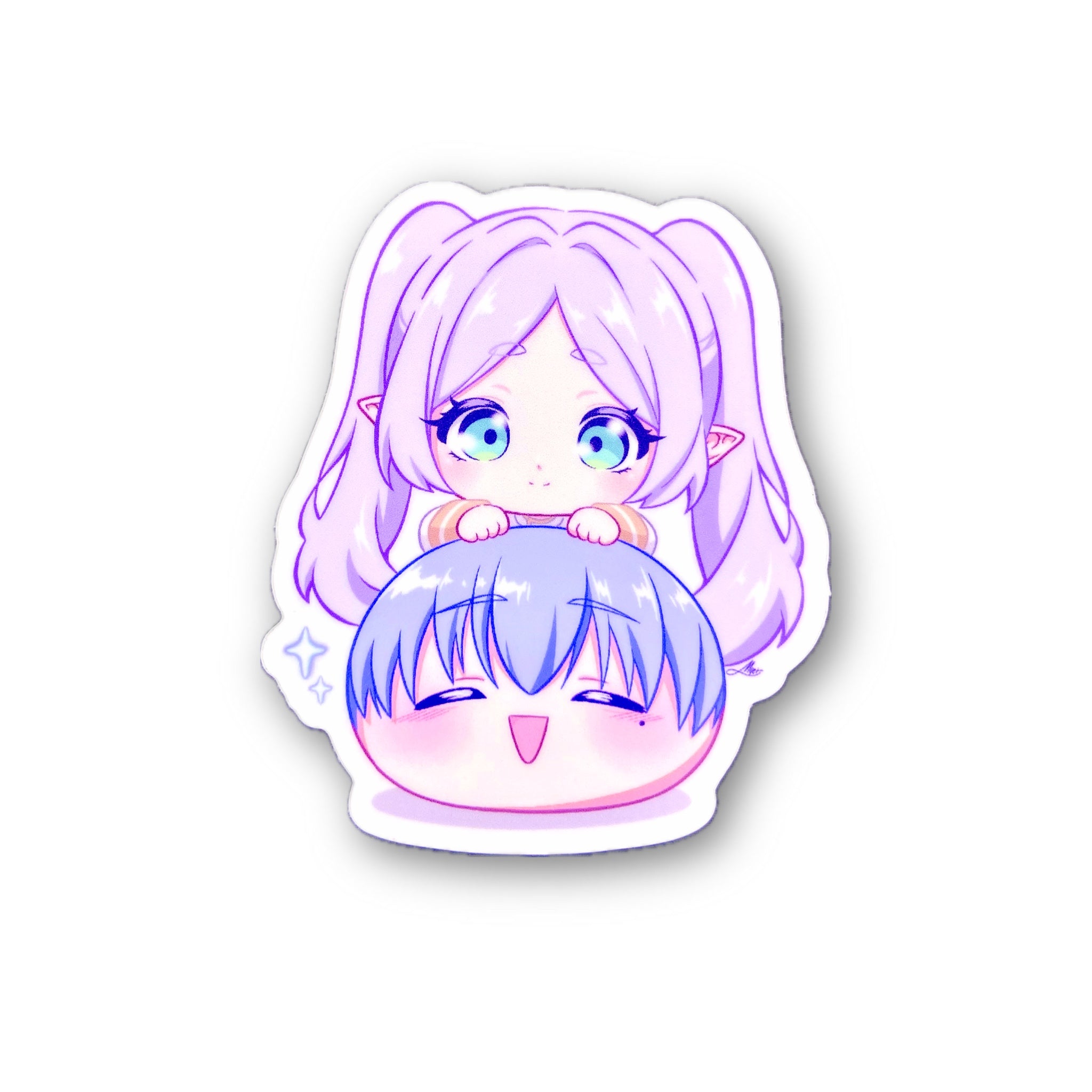 Chibi Frieren & Himmel Sticker - Mochi Series