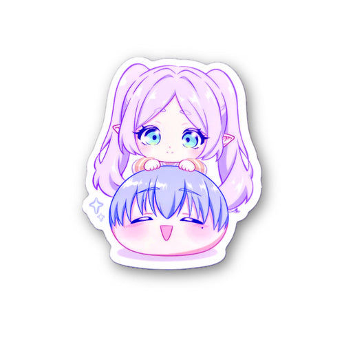 Chibi Frieren & Himmel Sticker - Mochi Series