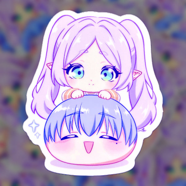 Chibi Frieren & Himmel Sticker - Mochi Series