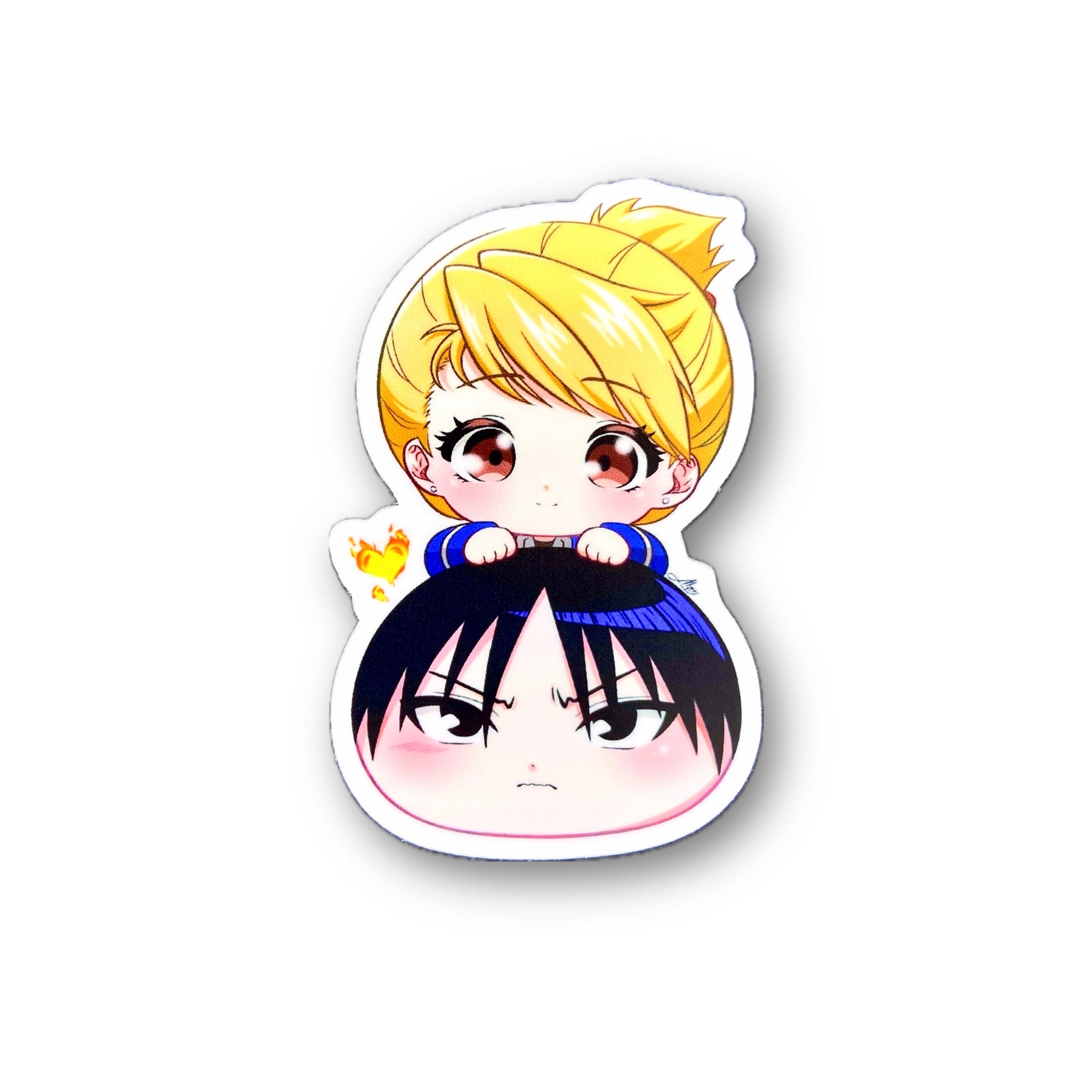 Chibi Riza & Roy sticker - Mochi Series