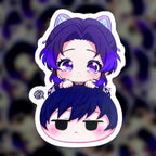 Chibi Shinobu & Giyuu Sticker - Mochi Series