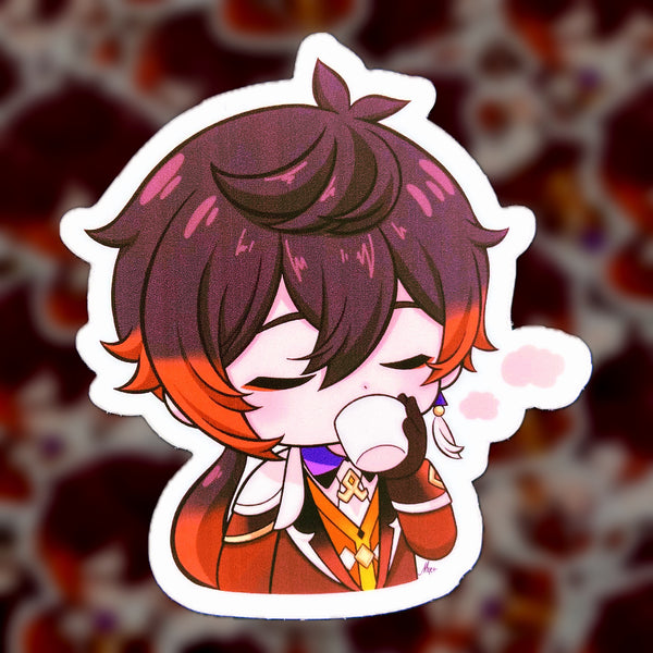 Chibi Zhongli Sticker